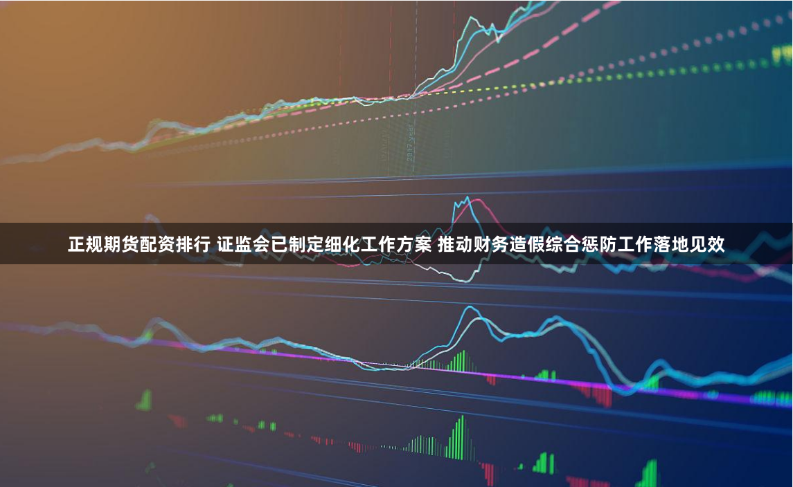 正规期货配资排行 证监会已制定细化工作方案 推动财务造假综合惩防工作落地见效
